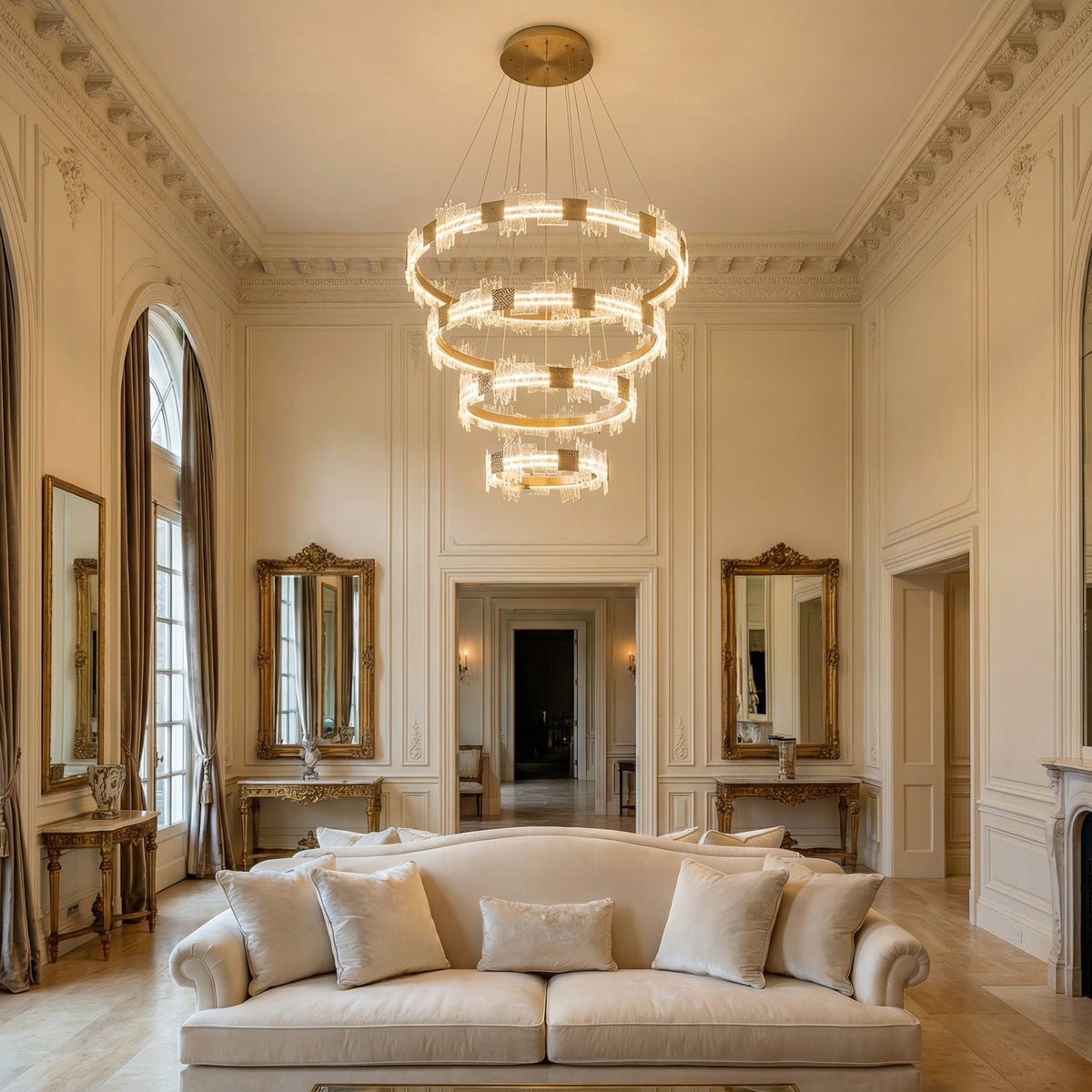 Lysen Modern Large Foyer Chandelier