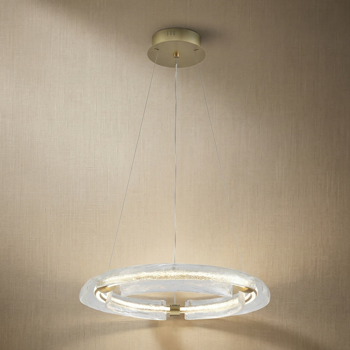 Rhoen Modern Glass Chandelier