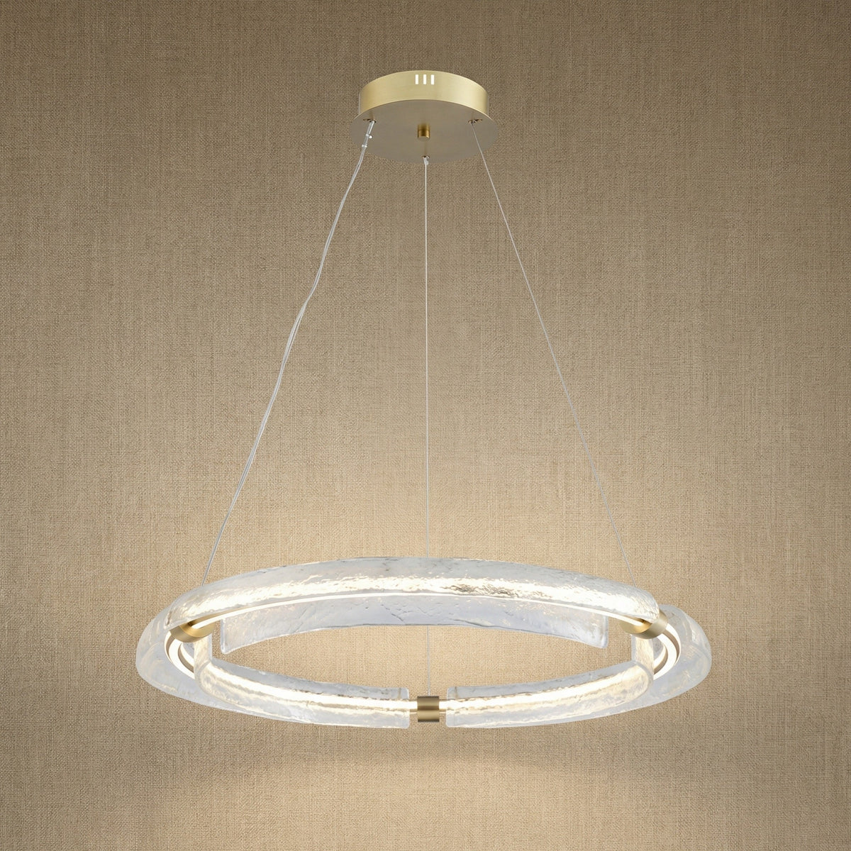 Rhoen Modern Glass Chandelier