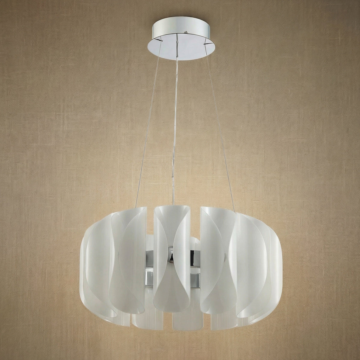 Ilyia Modern Glass Round Chandelier
