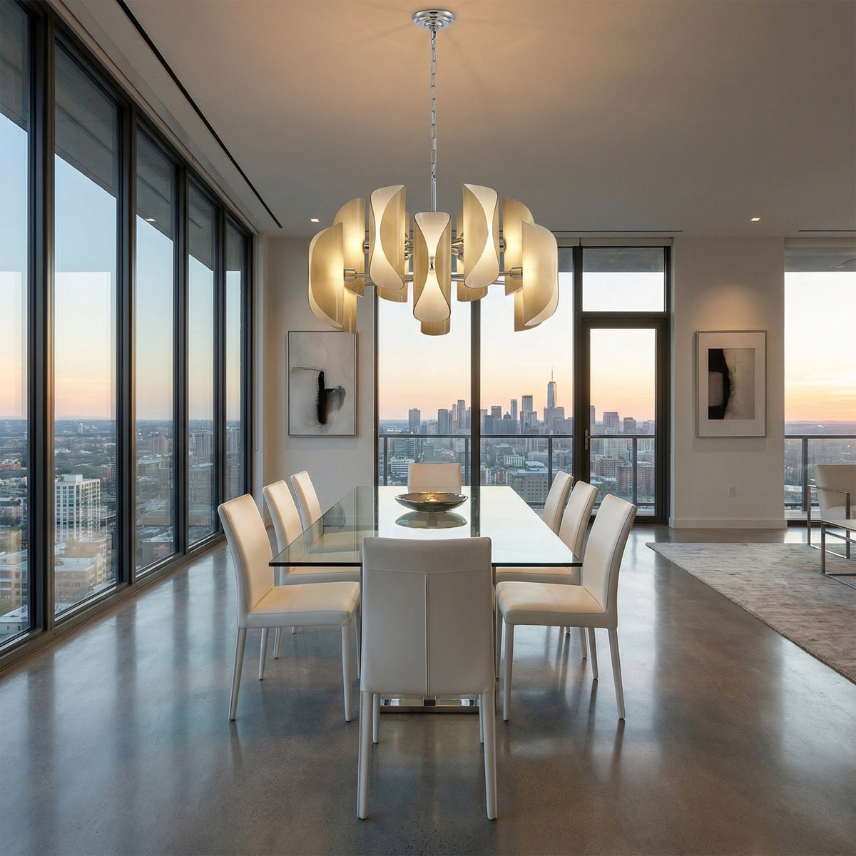 Ilyia Living Room Chandelier Modern 31"