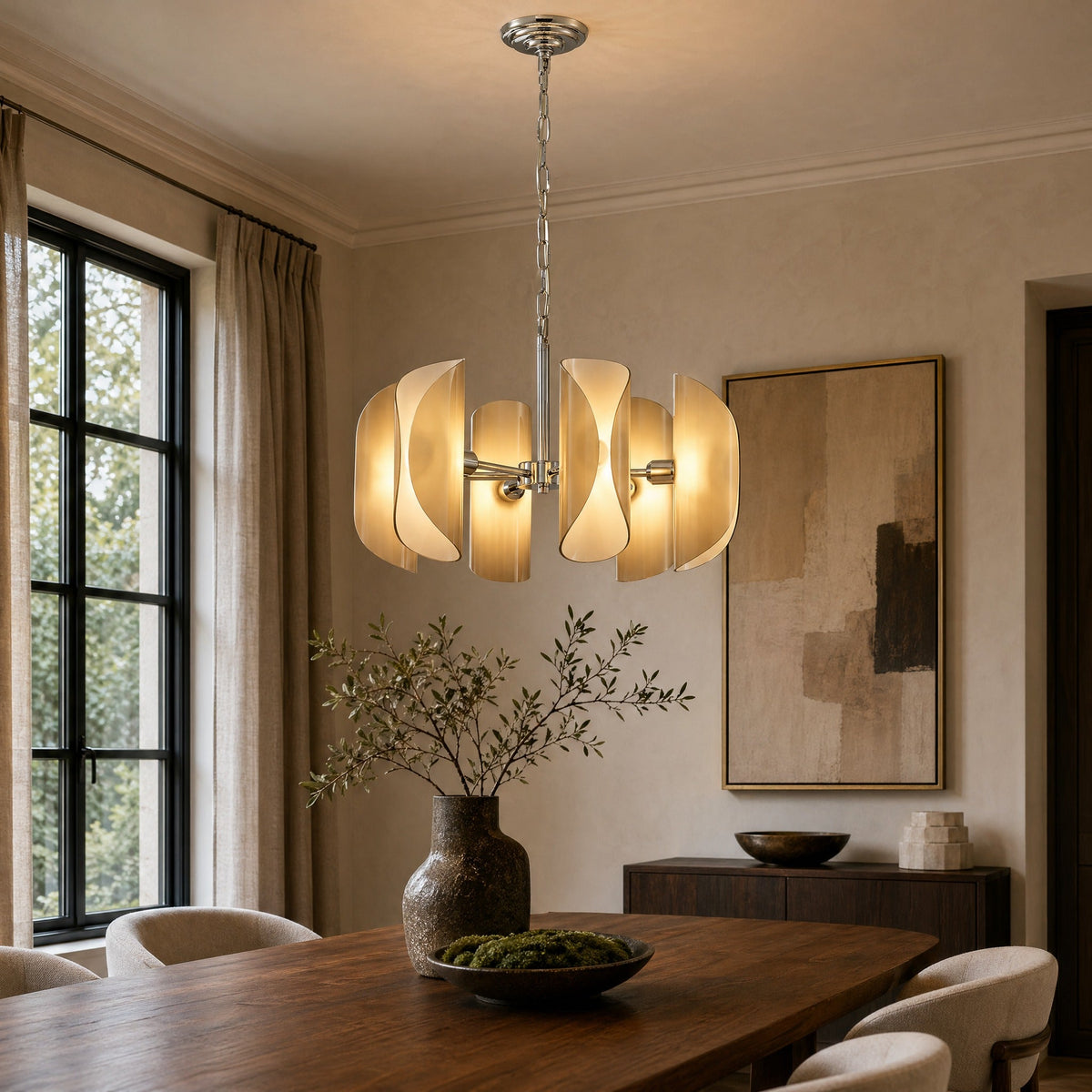 Ilyia Living Room Chandelier Modern 31"