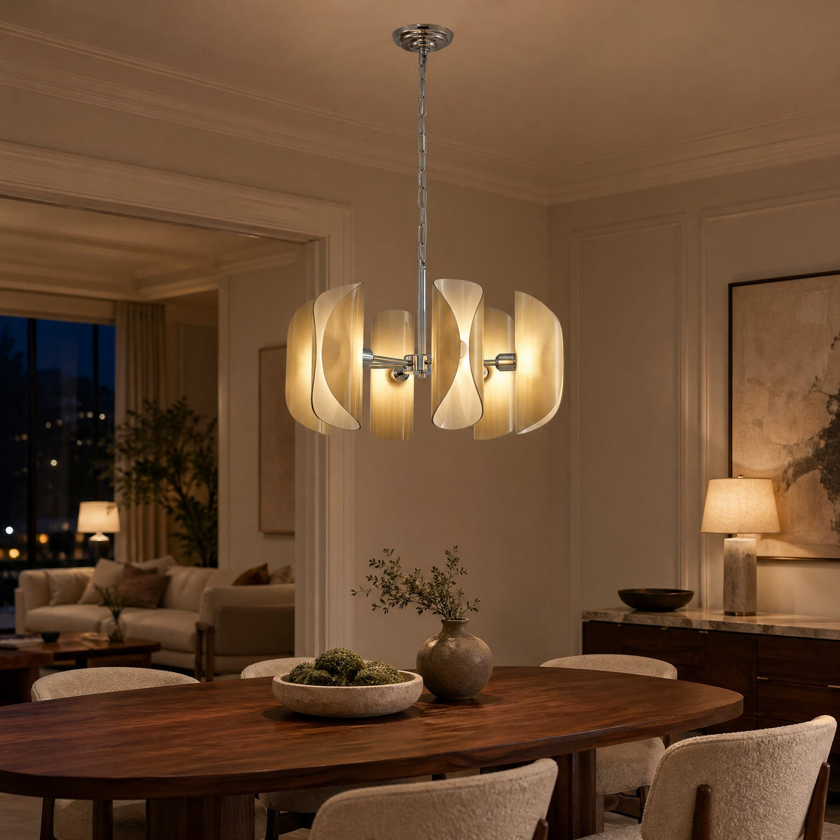Ilyia Living Room Chandelier Modern 31"