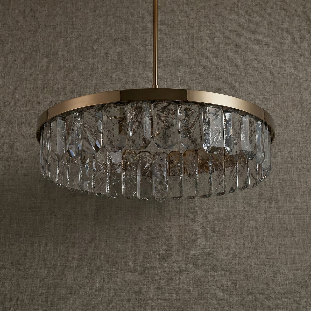 Fenis Round Crystal Chandelier