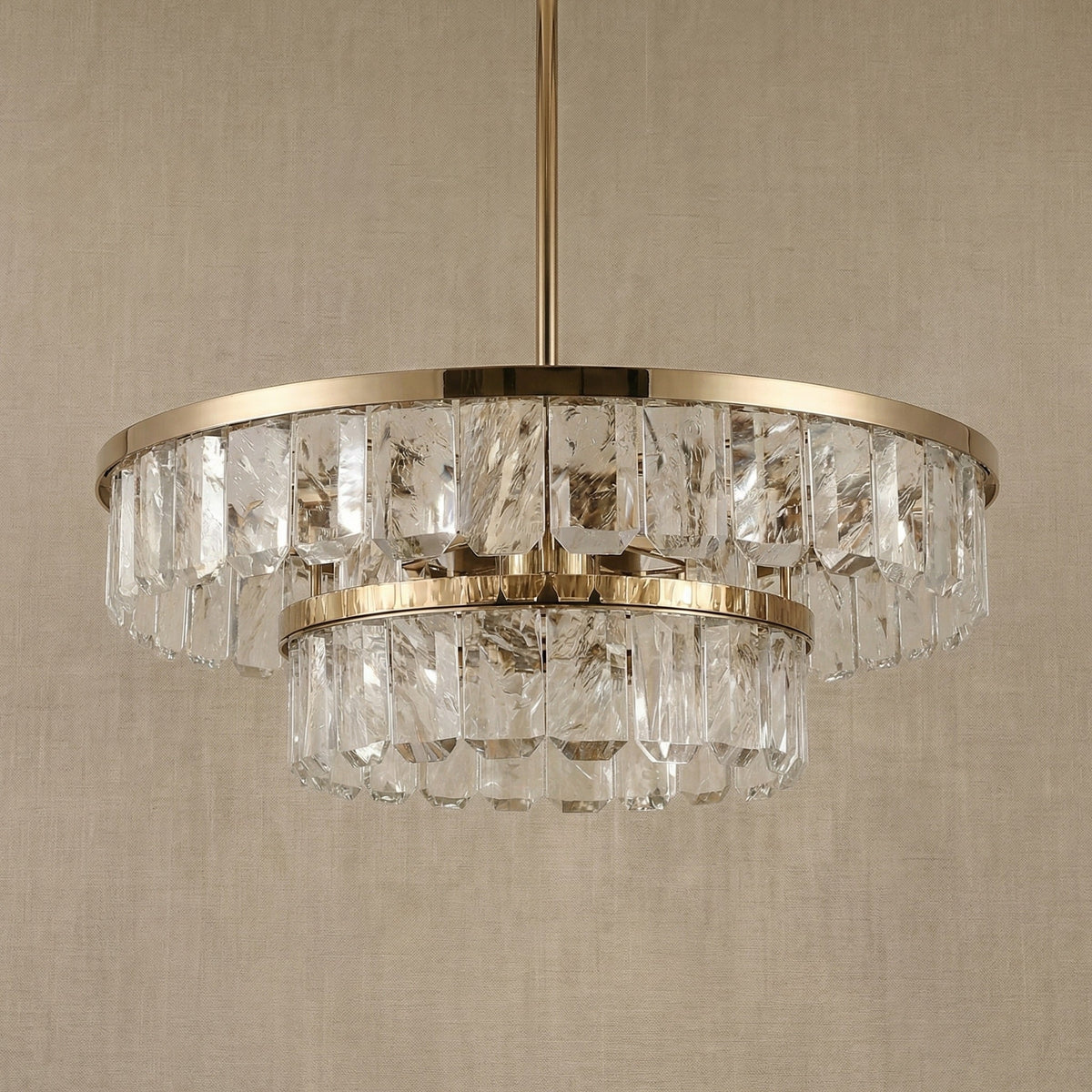 Fenis Round Crystal Chandelier