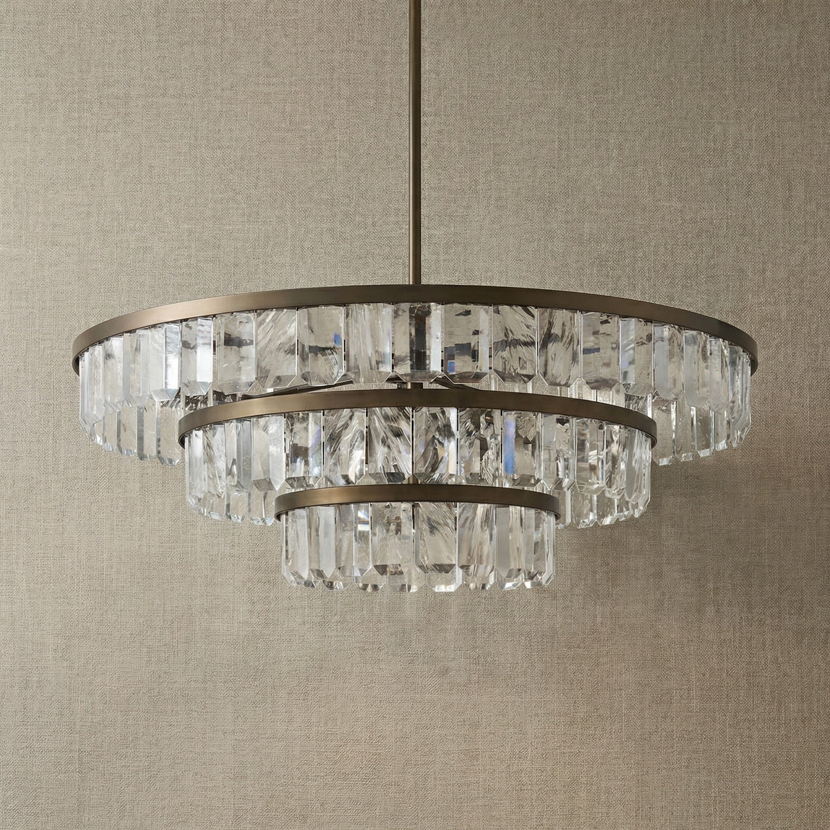 Fenis Round Crystal Chandelier