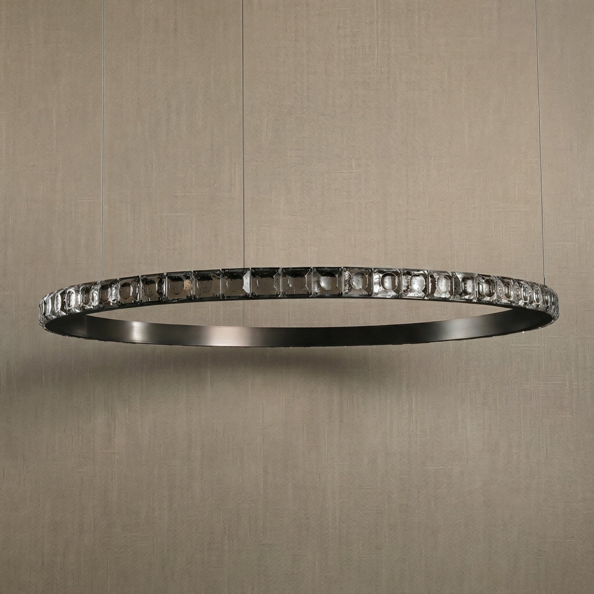 Eveen Single-Ring Crystal Chandelier