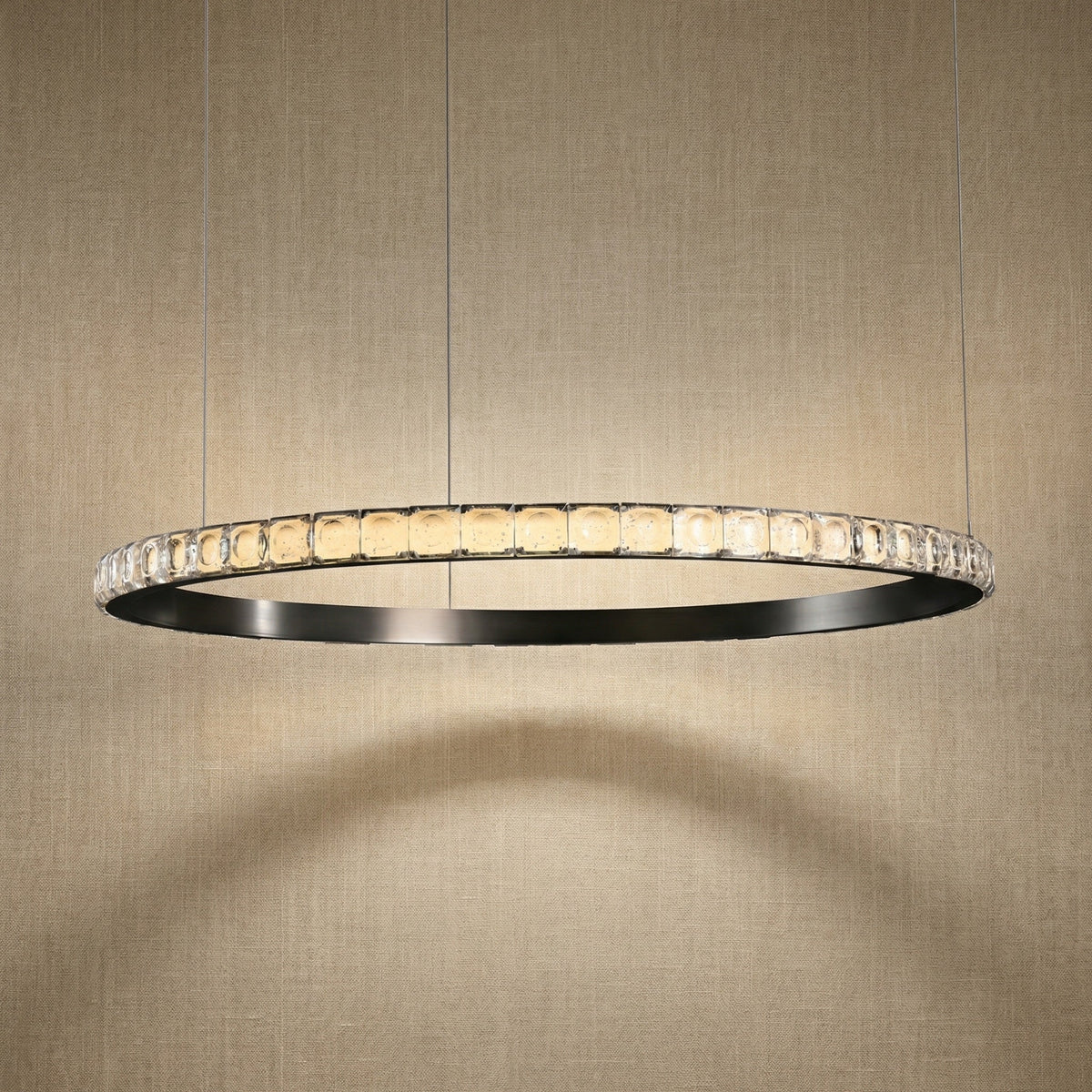 Eveen Single-Ring Crystal Chandelier