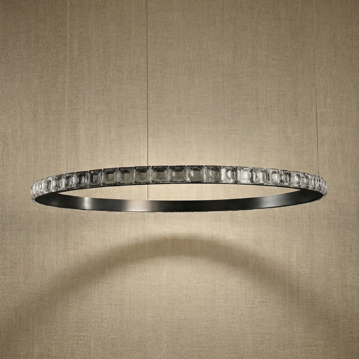 Eveen Single-Ring Crystal Chandelier