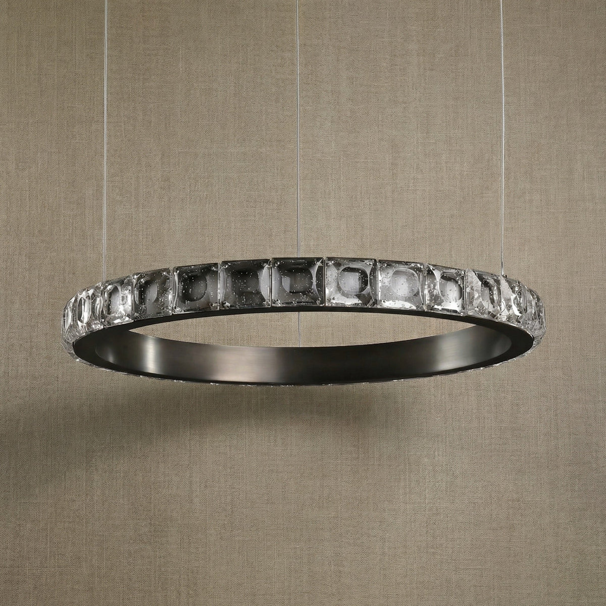 Eveen Single-Ring Crystal Chandelier
