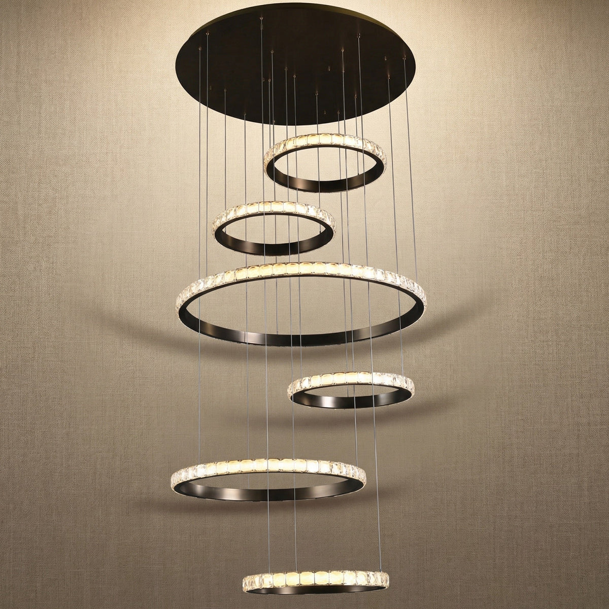 Eveen Crystal Cascading Chandelier