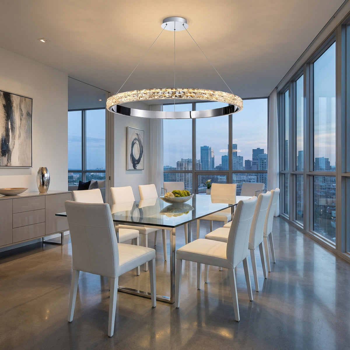 Ariis Ring Crystal Chandelier