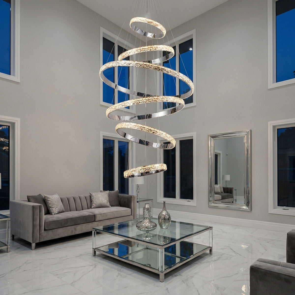 Ariis Ring Crystal Chandelier