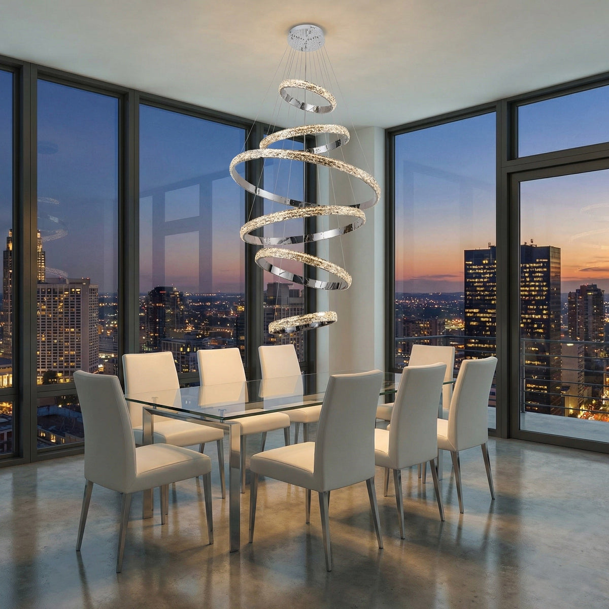 Ariis Ring Crystal Chandelier