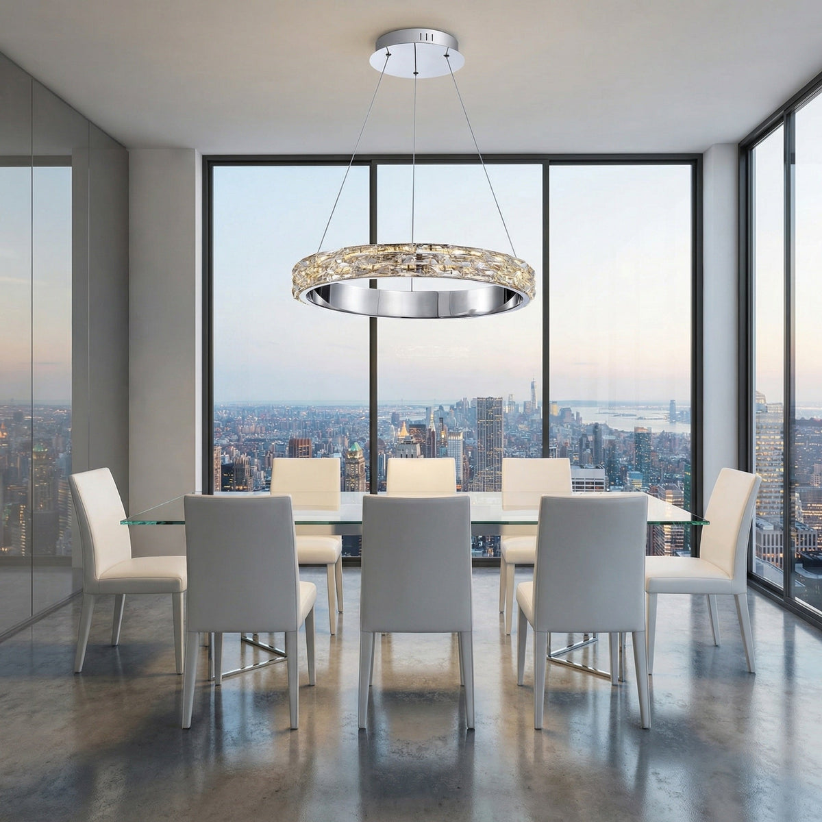Ariis Ring Crystal Chandelier