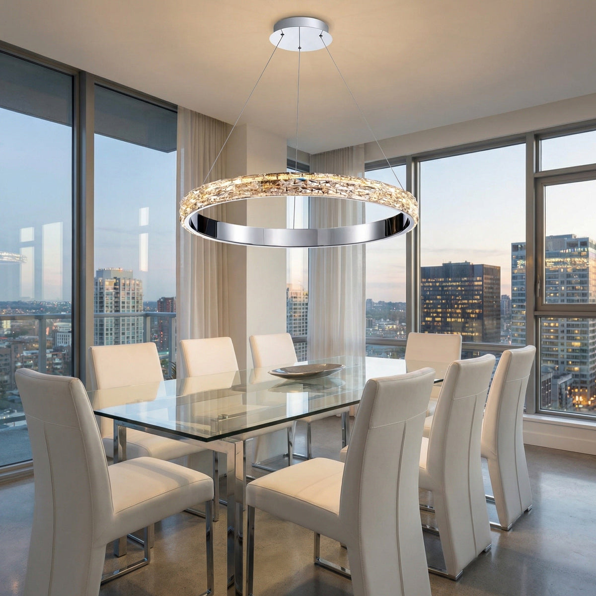 Ariis Ring Crystal Chandelier