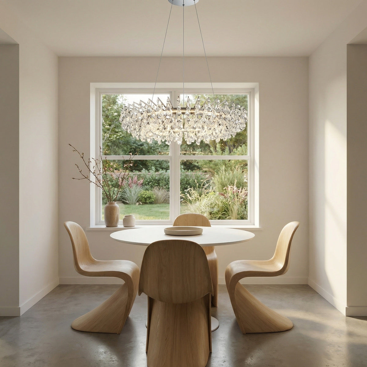 Quenen Round Crystal Chandelier
