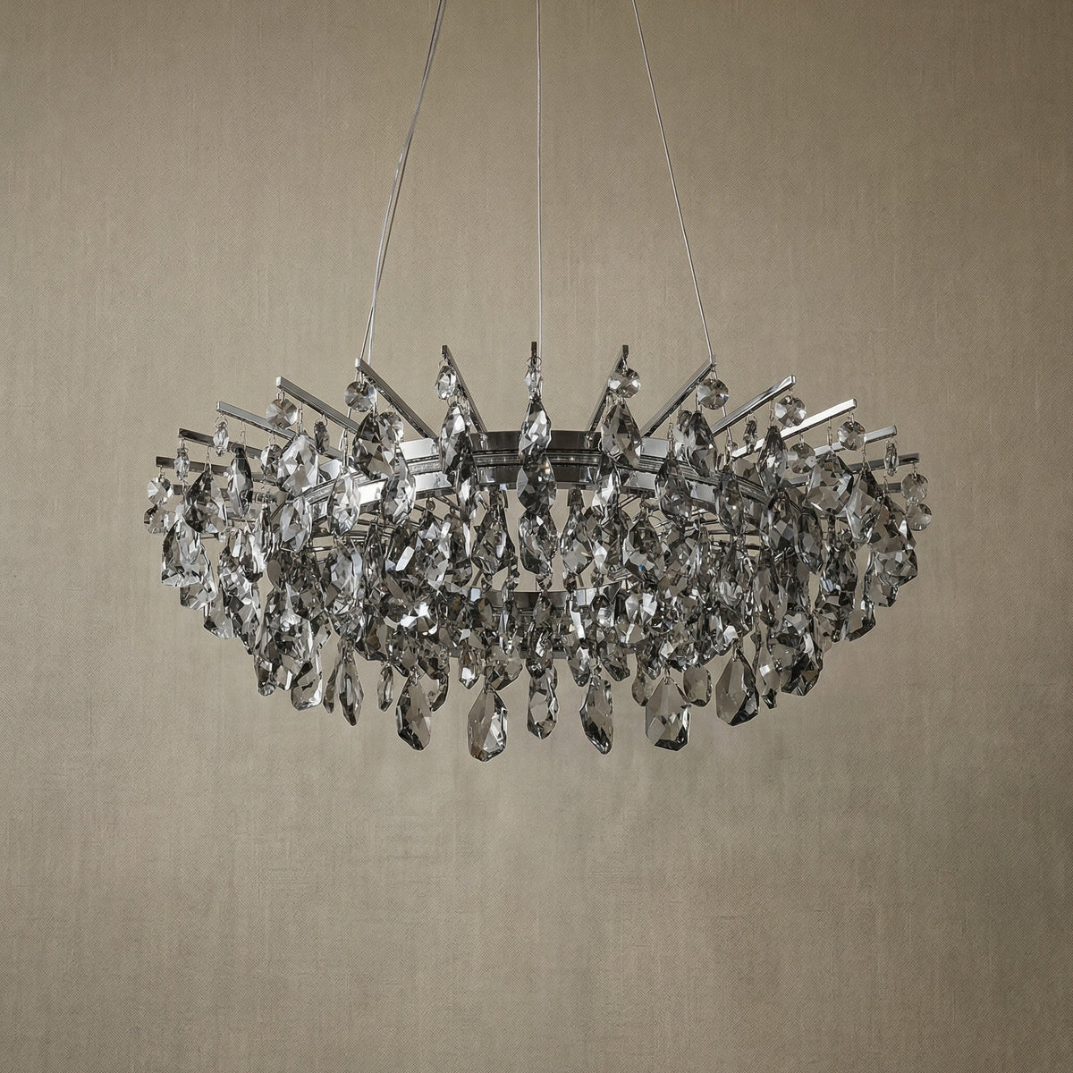 Quenen Round Crystal Chandelier