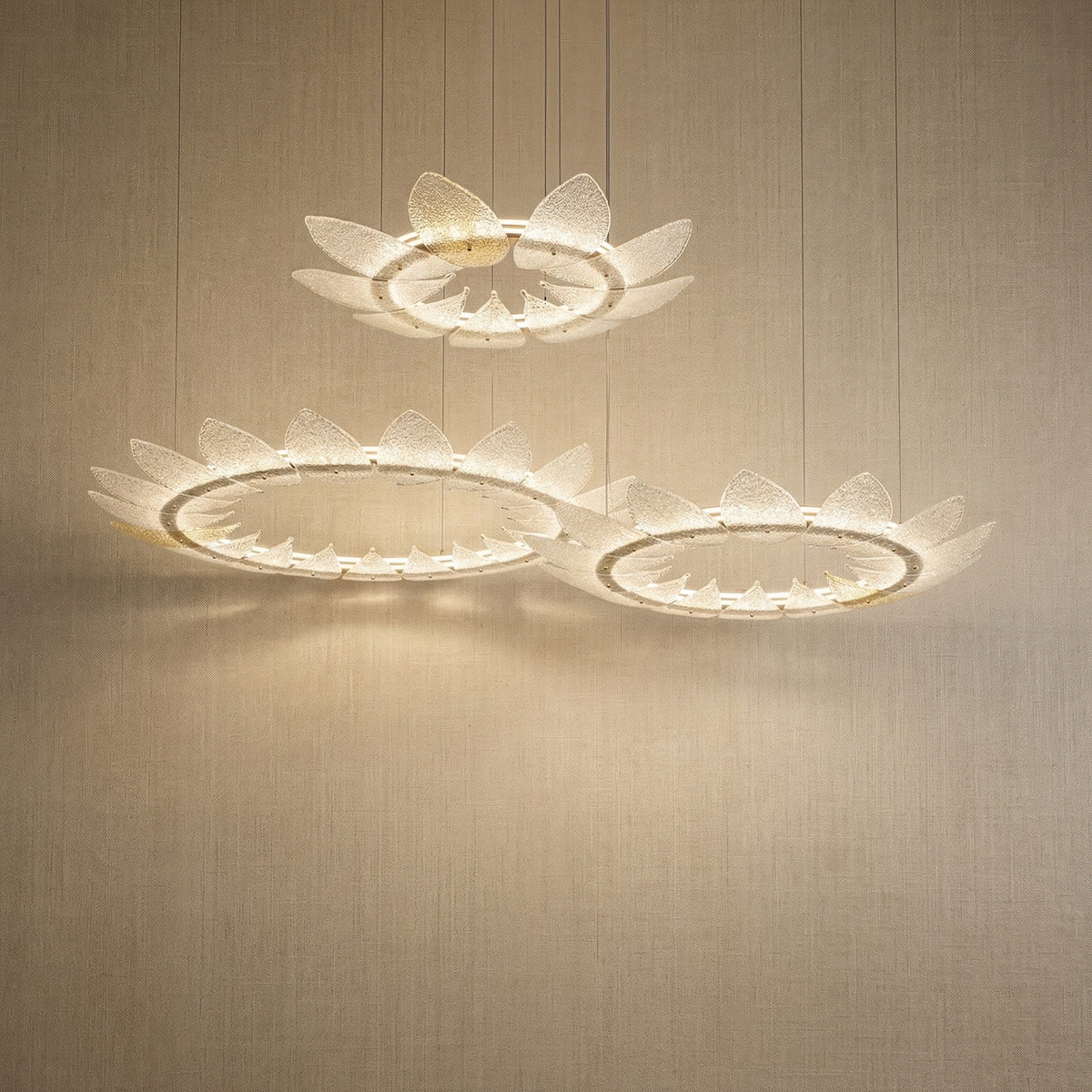 Pelen Modern Chandelier Large Foyer 39"