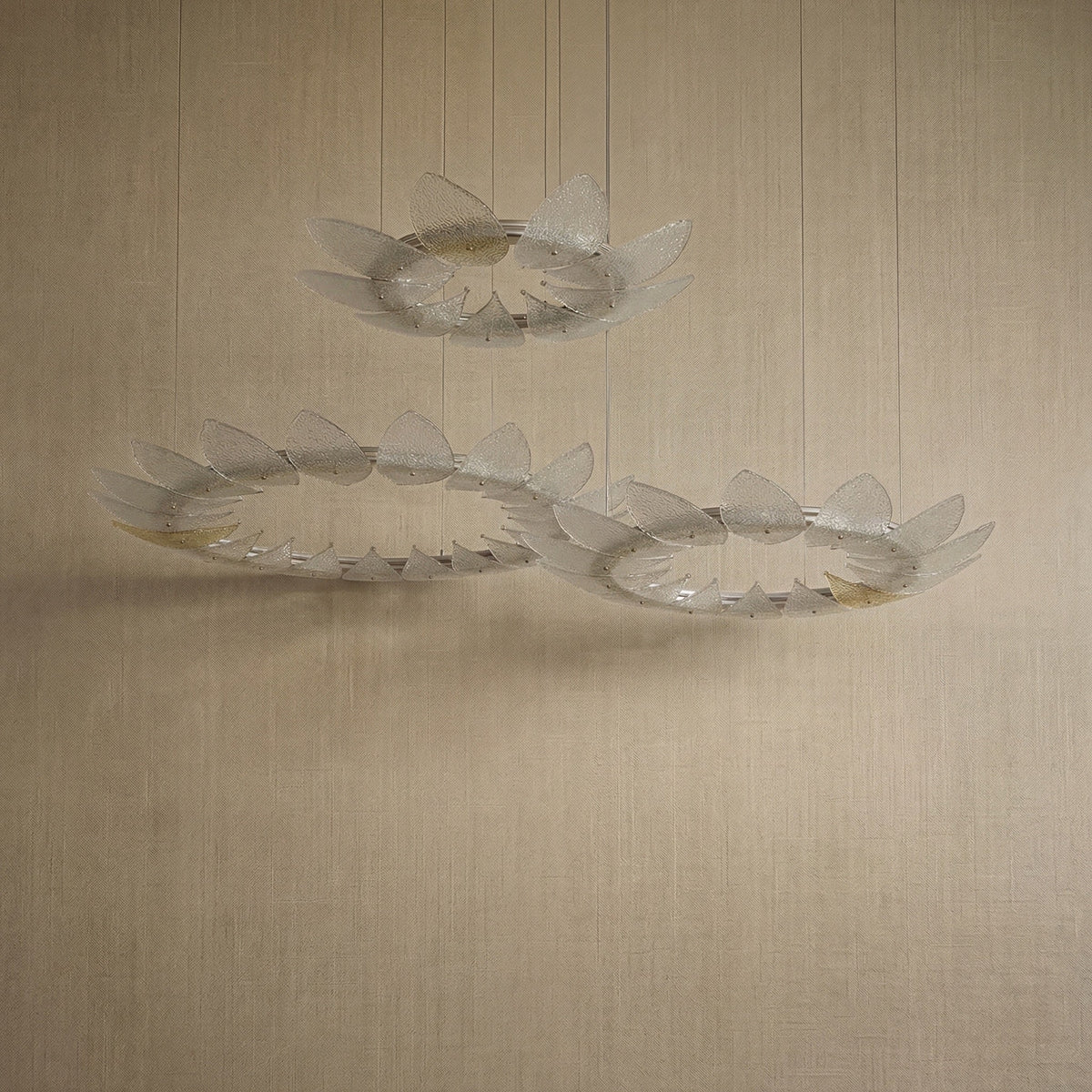 Pelen Modern Chandelier Large Foyer 39"