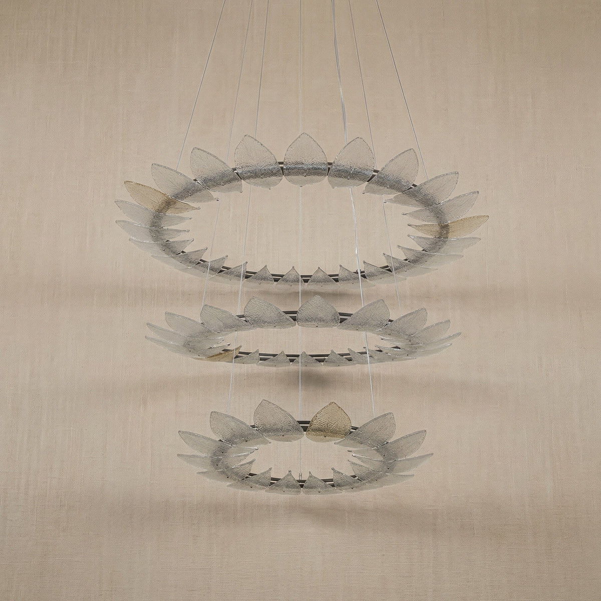 Pelen Modern Foyer Large Ring Chandelier