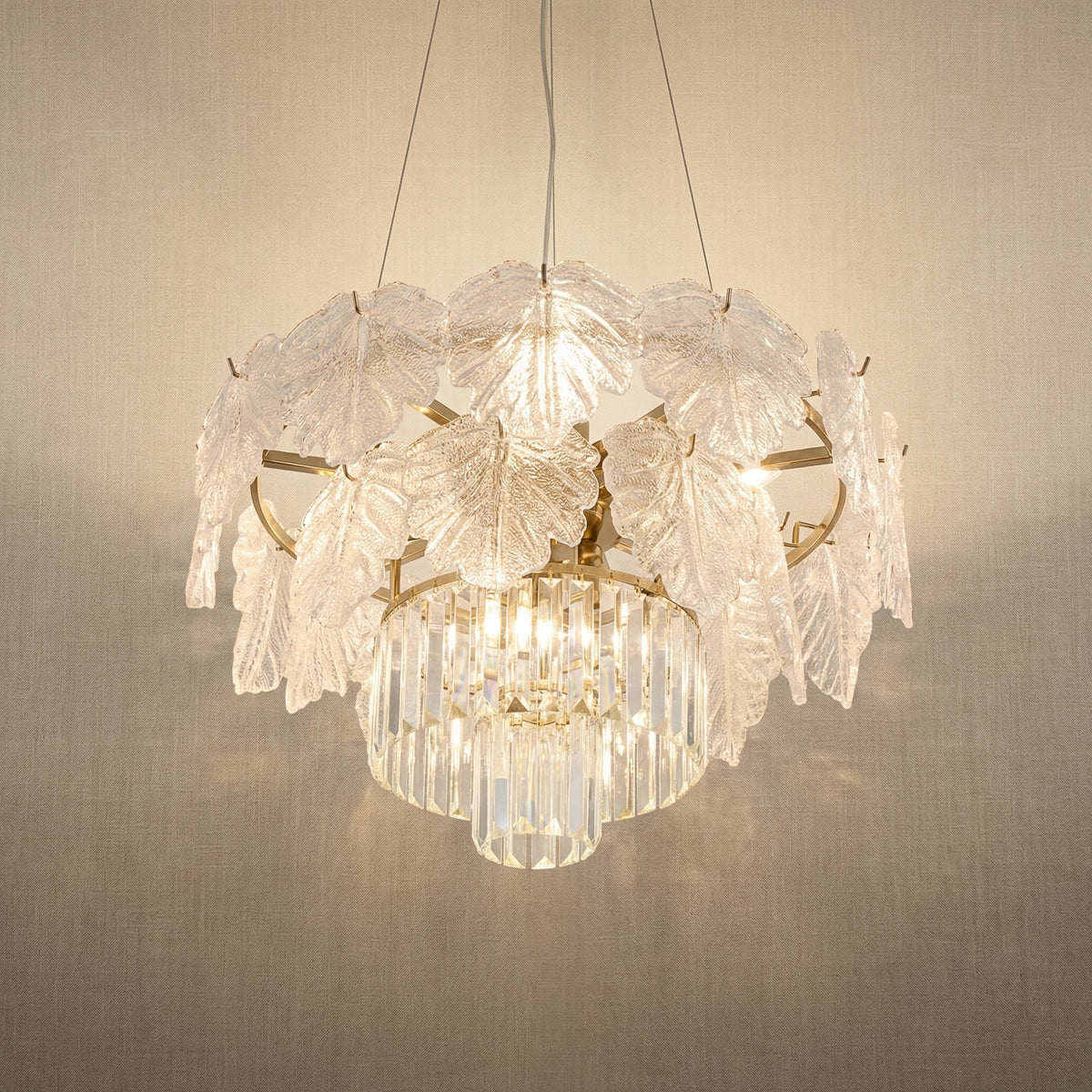 Selia Crystal Contemporary Chandelier 24" D