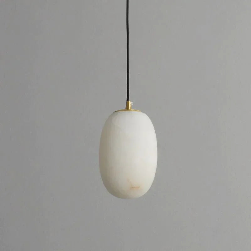 Modern Real Alabaster Pendant Lighting Beside Bed, Dining Table Pendant