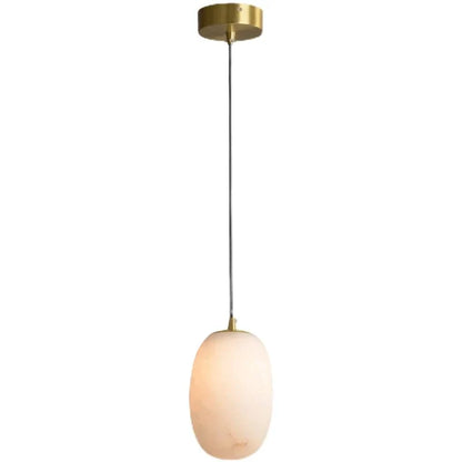 Modern Real Alabaster Pendant Lighting Beside Bed, Dining Table Pendant
