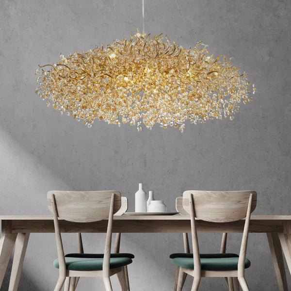 New Modern Light Luxury Branch Crystal Chandelier for Dining /Living Room