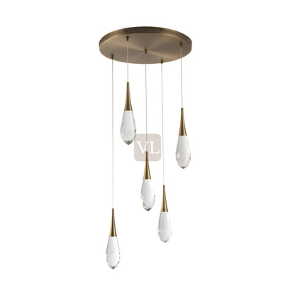 Crystal Drop LED Pendant Light