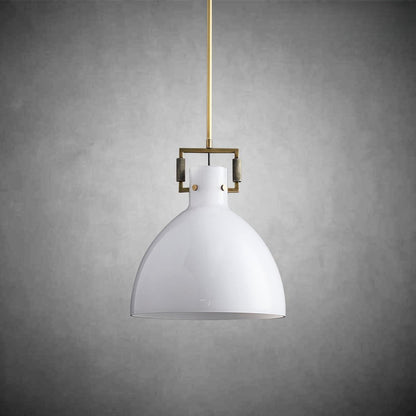 Modulus Milk Glass Cloche Pendant 10"14"18"