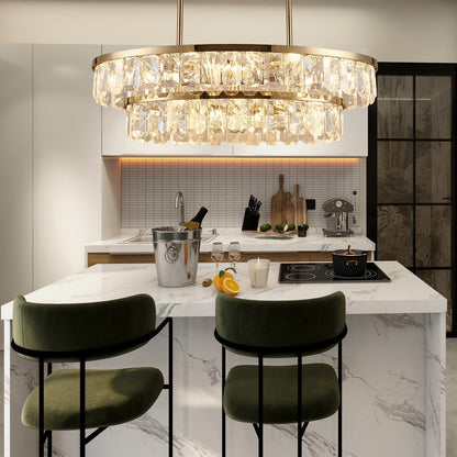Fenis Linear Crystal Chandelier
