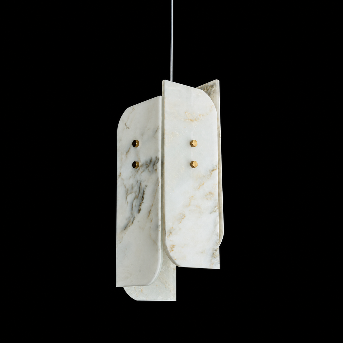 Modern Sculptural LuxuryStone Pendant Light
