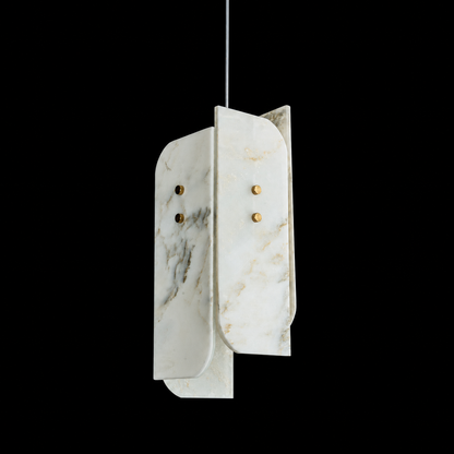 Modern Sculptural LuxuryStone Pendant Light