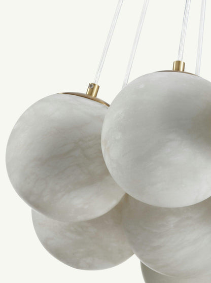 Aspen 19 Chandelier Alabaster - Merlin Lamps