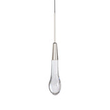 Denise Raindrop Glass Solitaire Single Pendant Light