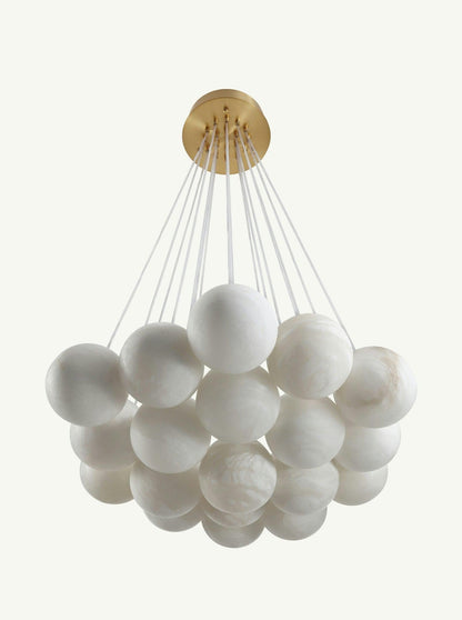 Aspen 19 Chandelier Alabaster - Merlin Lamps