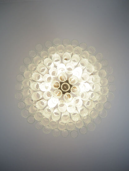 Murano Chandelier – 101 Tuber – Textured – Transparent