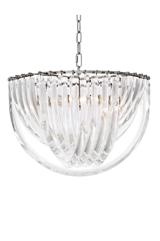 Lucite Loop Chandelier | Eichholtz Murano | OROA TRADE