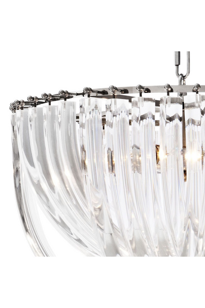 Lucite Loop Chandelier | Murano | OROA TRADE