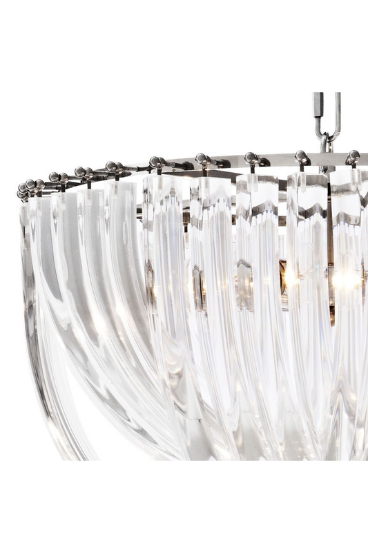 Lucite Loop Chandelier | Eichholtz Murano | OROA TRADE