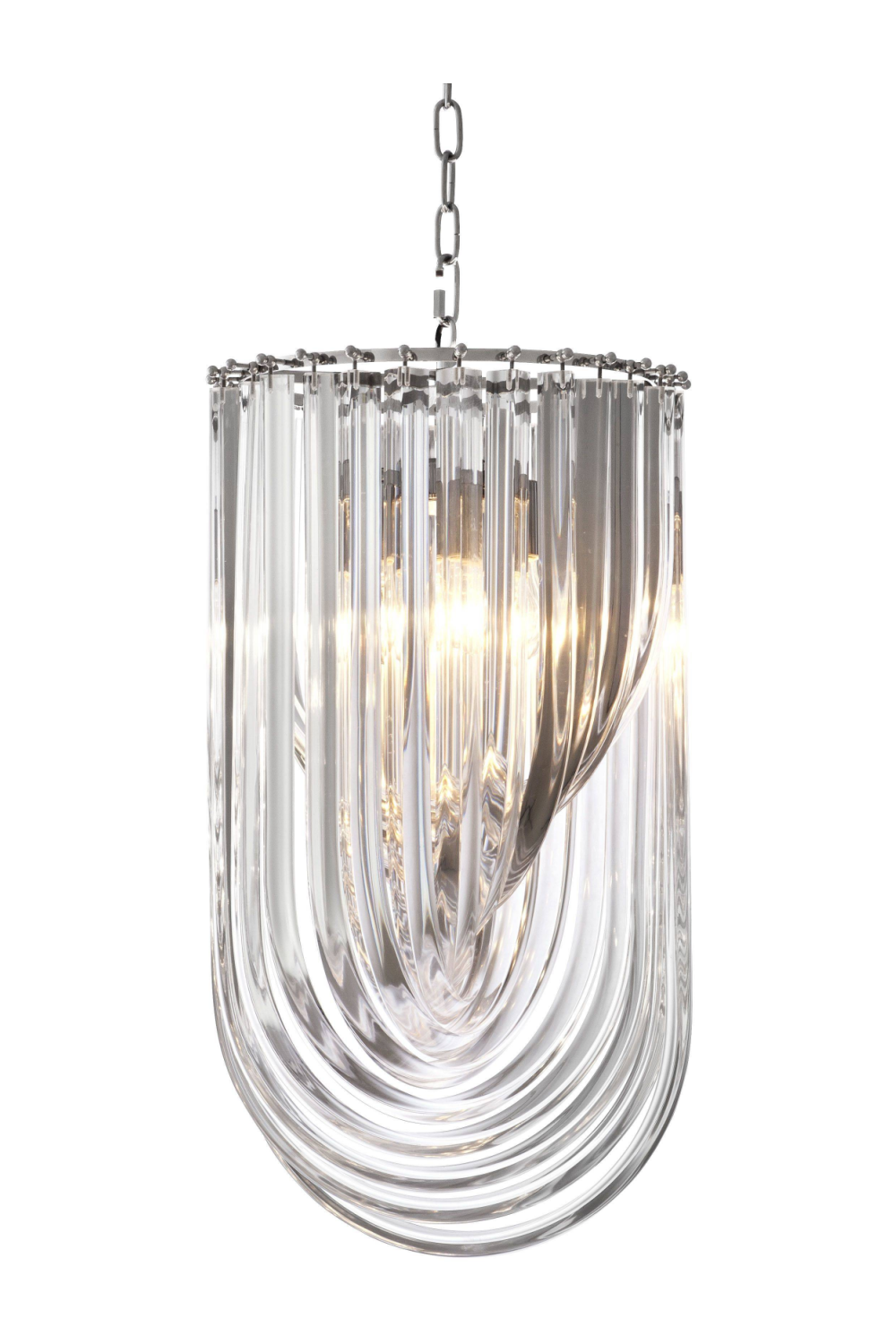 Lucite Loop Chandelier | Eichholtz Murano | OROA TRADE