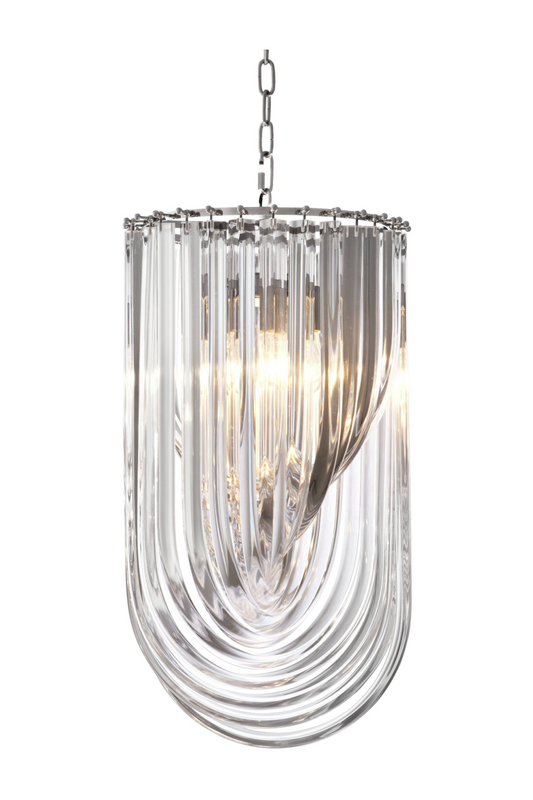 Lucite Loop Chandelier | Eichholtz Murano | OROA TRADE