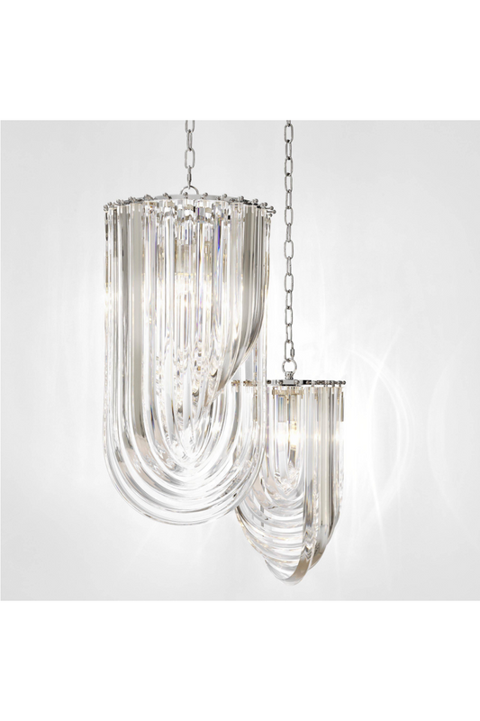 Lucite Loop Chandelier | Eichholtz Murano | OROA TRADE