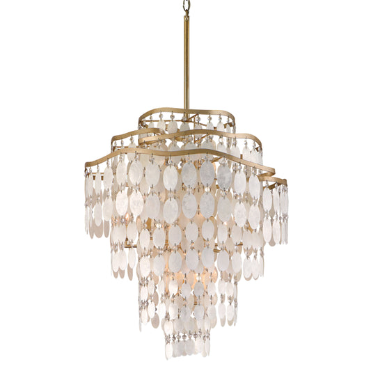 Dolcy Shell With Crystal Round Chandelier 20''/24''/25''/37.75″