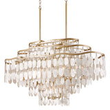 Dolcy Shell With Crystal Linear Chandelier