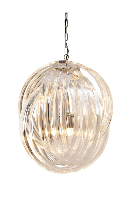 Lucite Loop Chandelier | Eichholtz Marco Polo M | OROA TRADE