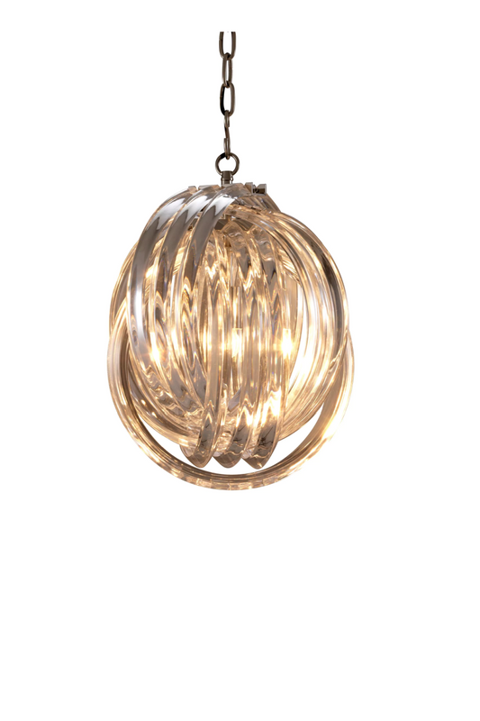 Lucite Loop Chandelier | Eichholtz Marco Polo S | OROA TRADE