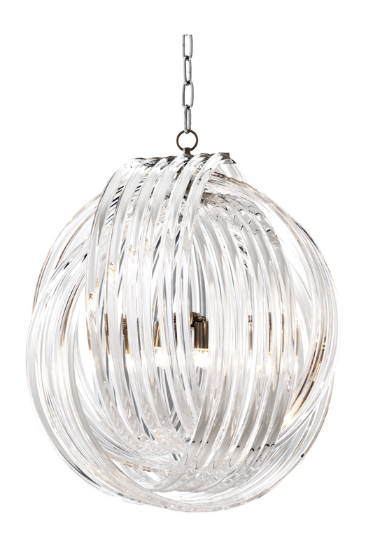 Lucite Loop Chandelier | Eichholtz Marco Polo L | OROA TRADE