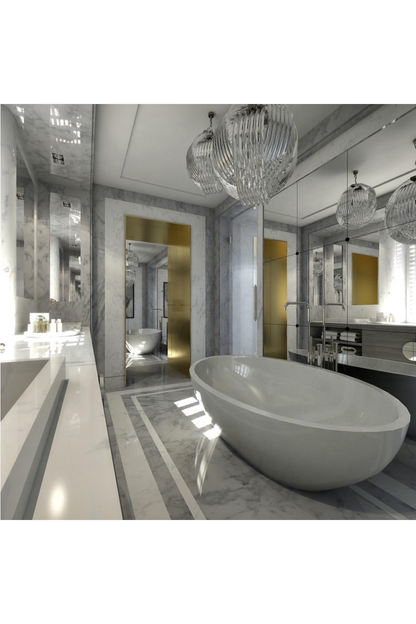 Lucite Loop Chandelier | Marco Polo L | OROA TRADE